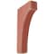 Ekena Millwork 1 3/4"W x 6"D x 10"H Clarksville Wood Vintage Decor Bracket, Salvage Red BKTWD02X06X10CVRD - alternate 1